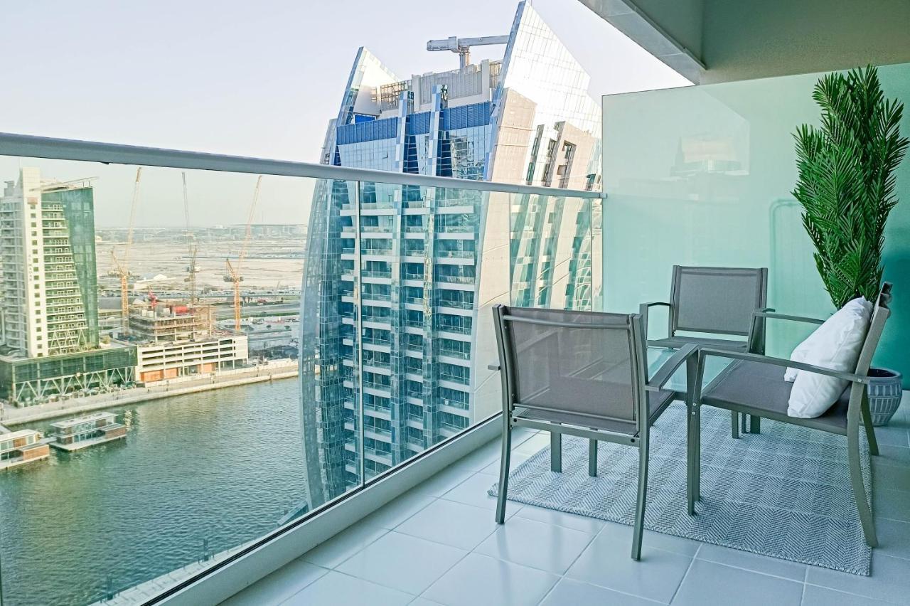 Brand New Reva Residence 1 Bedrooms Apts - Business Bay 두바이 외부 사진